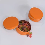 49*18 veličina 25 ml Narančasta prilagođena aluminijska posuda za ispis s čepom